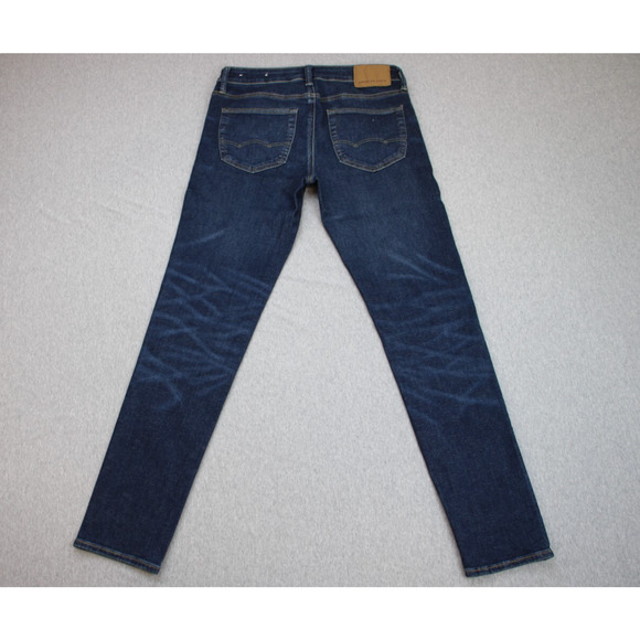 American Eagle Jeans Mens 31 x 32 Blue Denim Airflex 360 Skinny - Picture 2 of 10